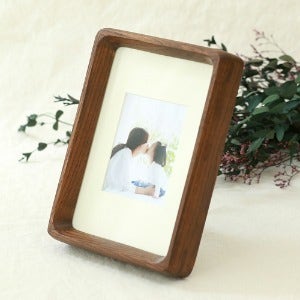 오크 원목액자 라운드 액자프레임 가족사진 웨딩 5x7 6x8 8x10 11x14  A4 A3 16x20 20x24