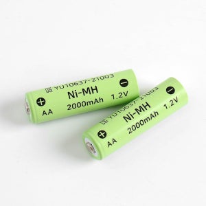 보호회로내장 니켈수소 2000mAh AA 충전배터리 2개