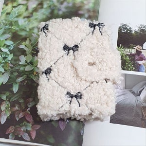 뽀송이 리본 만년핸드메이드 6공다이어리, 대지두마리/twopigsliving