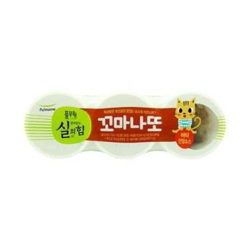 <b>풀무원 장</b>건강 부모님 아이 꼬마나또 3개입 (버터간장소스) (29.9gx3팩) 아침