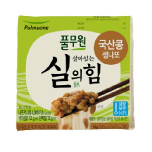 <b>풀무원 장</b>건강 부모님 아이 국산콩 생나또 (49.5gx2팩) 아침