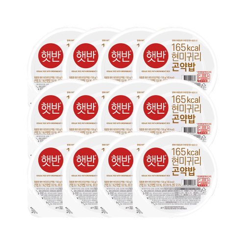 [<b>CJ제일제당</b>] 햇반 현미귀리곤약밥 150g x12개 5005759098