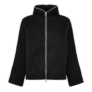 아워레가시 풀 집업 후디 Full Zip Hoodie 333111 Blck Hairy Wool