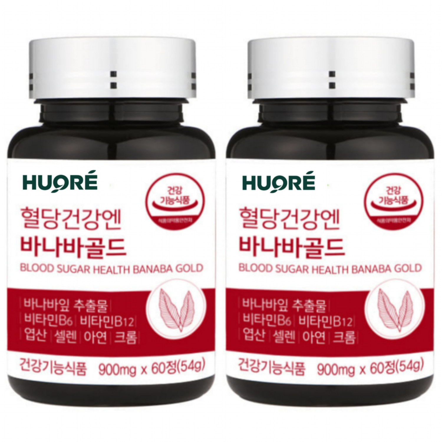 바나바 추출물 코로솔산 혈당 건강 관리 영양제 60정 2개입  내츄럴<b>가이아</b> 바나바잎 분말 당뇨 조절