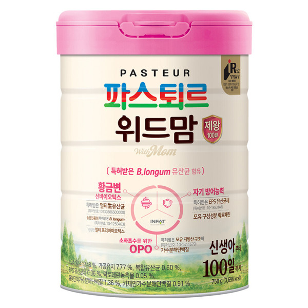 롯데푸드 파스퇴르 올곧게 만든 위드맘 100일 제왕 750g