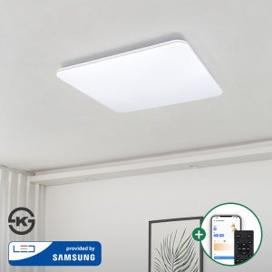 LED IOT 빅터 거실등 120W / 플리커프리 스마트 리모컨 색변환 밝기조절 디밍조명