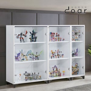 도아르 낮은 레고 건담 프라모델 피규어 장식장 굿즈 인형 유리 진열장