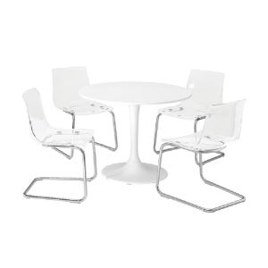 이케아 DOCKSTA/TOBIAS 4인용 테이블세트