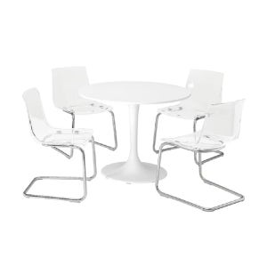 이케아 DOCKSTA/TOBIAS 4인용 테이블세트