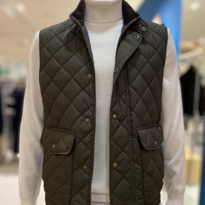 헤지스 남성 24FW 클래식 퀼팅 헌팅 HZJU4D411N3