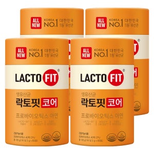 락토핏 코어 유산균 60p  120g  4개