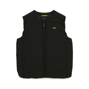 내셔널지오그래픽 키즈 키즈 K244UDV920 헤론 경량 구스 다운 베스트 CARBONBLACK