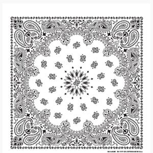 [하바행크] 클래식 페이슬리 [화이트] havahank_WT