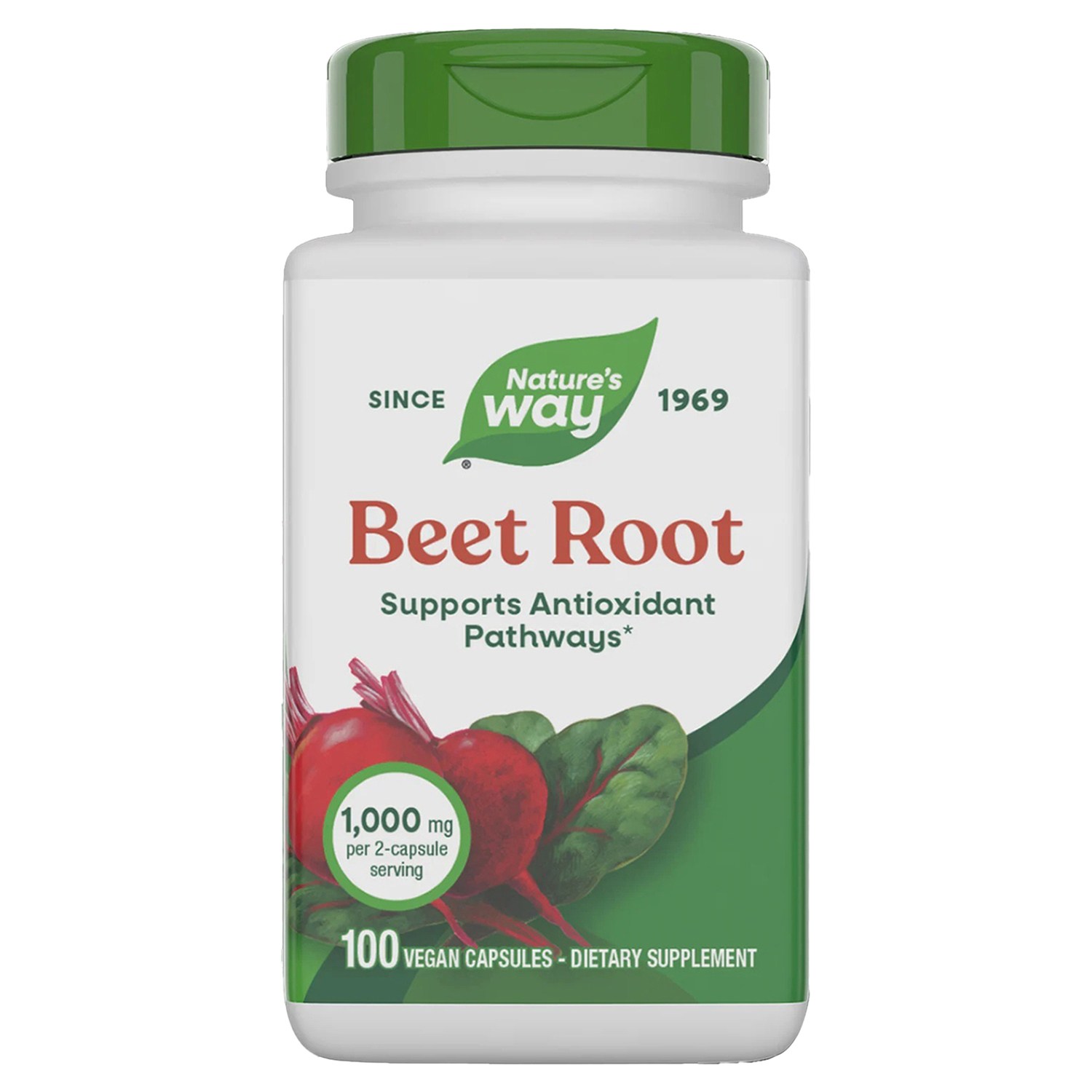 네이쳐스웨이 <b>비트 루트 500mg</b> 베지테리안 캡슐  100정  1개