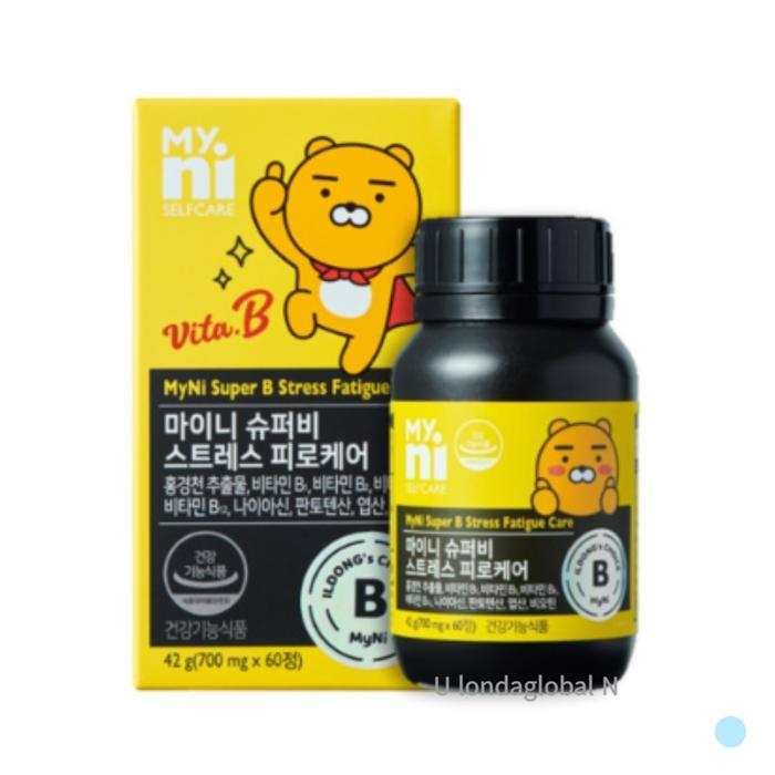 마이니 슈퍼비 <b>스트레스</b> 피로케어 홍경천  60정