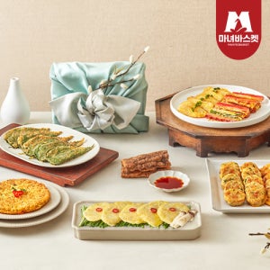 마녀바스켓 명절모듬전 6종 12팩(오미산적2+깻잎전2+육전2+동태전2+고기부추전2+김치전2)