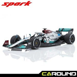 스파크 1:18 메르세데스 AMG 페트로나스 F1 W13 No.63 2022 벨기에 그랑프리 4위 - 조지 러셀 (18S771)