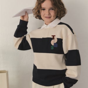 더뉴소사이어티 닐로 폴로 셔츠 TNS Nilo Polo - Midnight Navy stripe