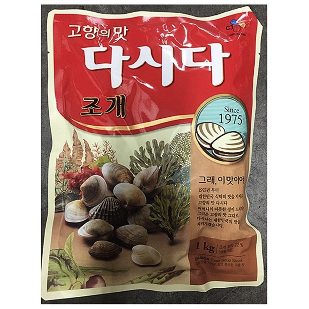 백설 다시다 조개  1kg  1개