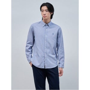 빈폴 멘 마이크로 하운드투스 셔츠  스카이 블루 (BC4864C20Q)