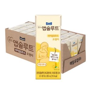 맘스앱솔루트 맘스 앱솔루트 식이섬유 주스 오렌지 200ml 24팩