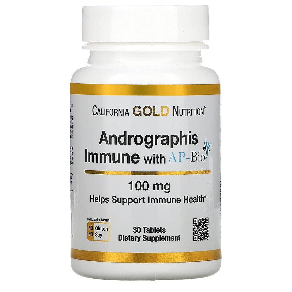 캘리포니아골드뉴트리션 <b>안드로그라피스</b> AP-BIO 100mg 30타블렛  30정  1개