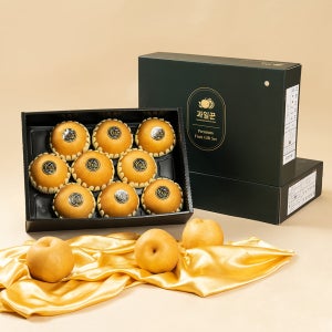 과일꾼 [추석 명절선물][명절전도착] 나주배 선물세트 고급 4호(7.5kg 9-10과) 과일선물세트