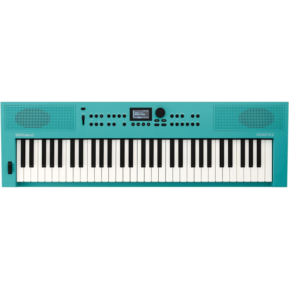 Roland 롤랜드 디지털 키보드 터콰이즈 전자 피아노 61건반 1개 원컬러 GOKEYS3-TQ