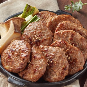 국내산 100%한돈 육즙 가득 한돈 갈빗살 떡갈비 x 2세트 (20개입)