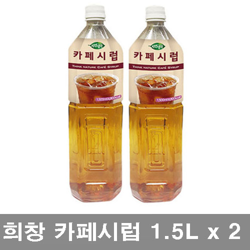 희창 카페시럽 1 5L x 6개 시럽펌프 WBC0775