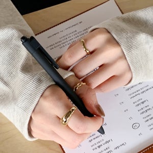 볼드반지3set