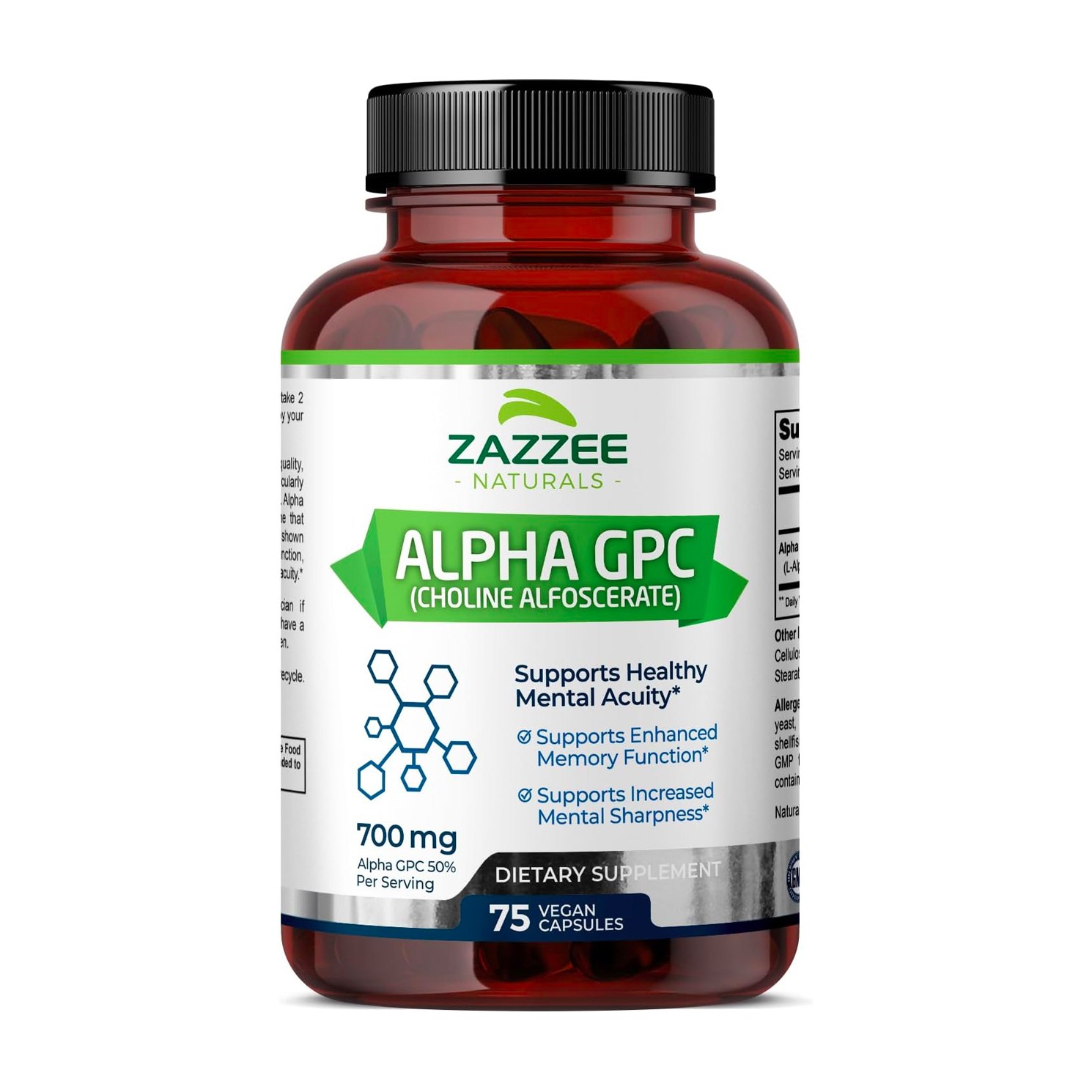 재지 알파 GPC alpha gpc 700mg 75캡슐  1개  75정