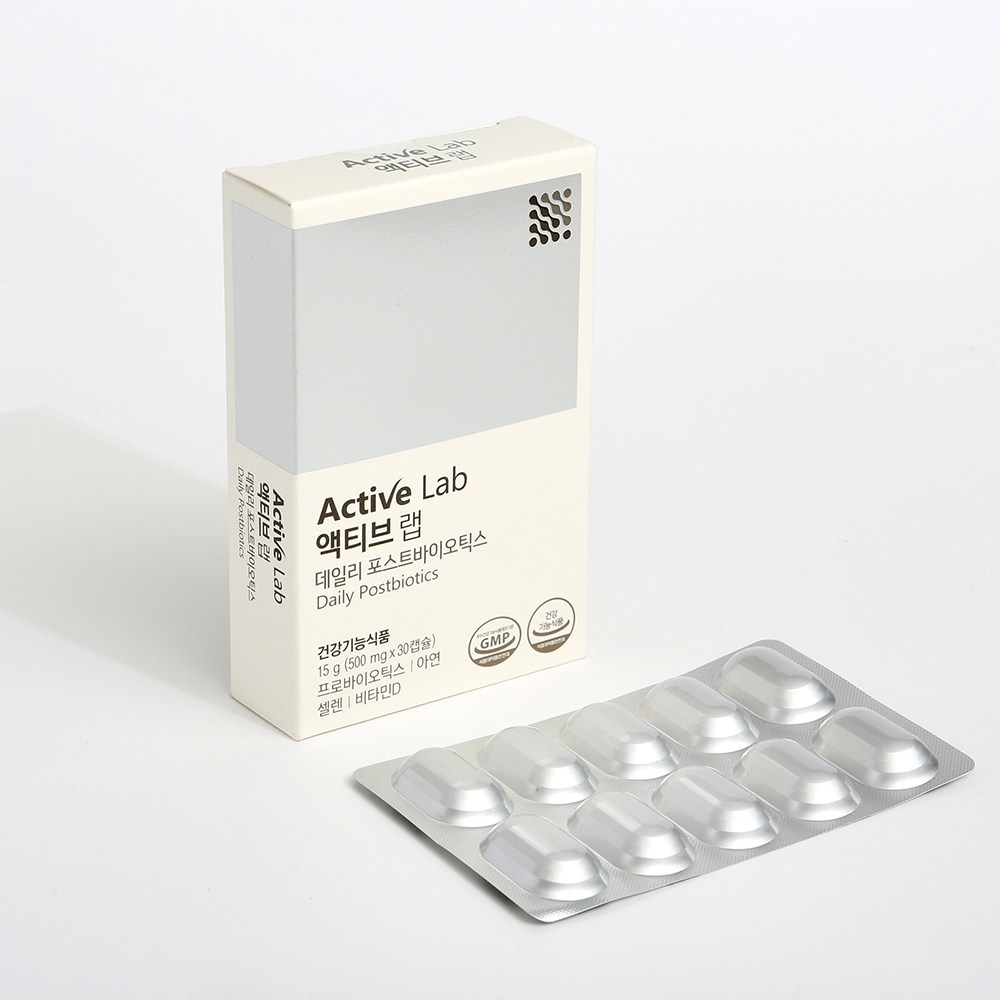 <b>액티브</b>랩 데일리 <b>포스트바이오틱스</b>  3개  30정