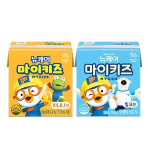 마이키즈 바나나맛+밀크맛 아이 영양 주스