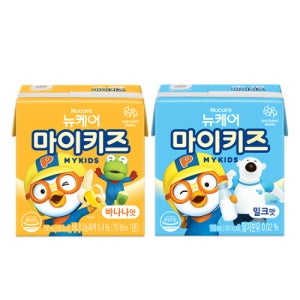 [본사공식몰] 뉴케어 마이키즈 바나나맛 150ml*24팩 밀크맛 150ml*24팩 어린이 아기 균형 영양음료 간식 밥안먹는 아이  영양소 뉴케어 마이키즈