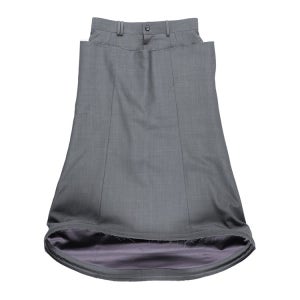 코블 두 그레이 파이프 스커트 24AW-CSK02