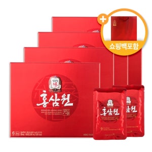 정관장 홍삼원 50ml x 60포 x 4박스 /쇼핑백포함