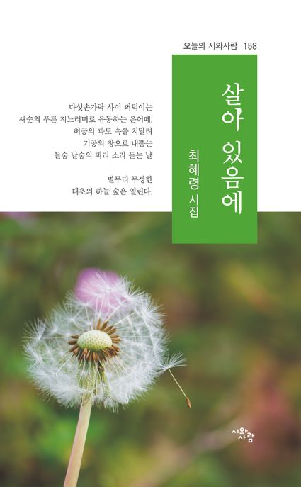 살아있음에:최혜령시집