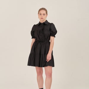 [레떼르넬] Plaisir Dress (short,black) 레떼르넬 프릴 캉캉원피스