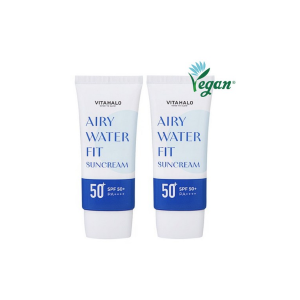 <b>비타할로</b> 촉촉산뜻 비건 에센스 선크림 SPF50+ PA++++ 50ml 2개