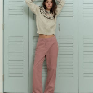 [무신사 스탠다드 우먼] 우먼즈 와이드 코듀로이 팬츠 [핑크] MWJPC601-PK