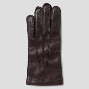 Merola Gloves (메롤라 글러브) - Man English Green Napa Leather Touch Gloves (남성 나파 가죽 터치 장갑)