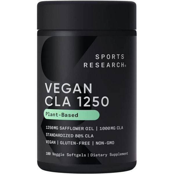 Sports Research 스포츠 리서치 CLA <b>공액리놀레산</b> 1250mg 캡슐 180정