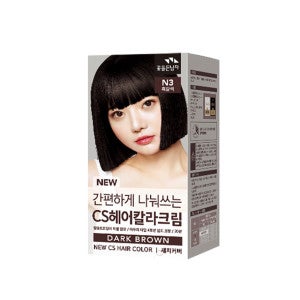 꽃을든남자 나눠쓰는 오징어 먹물 새치 염색약/N3 흑갈색