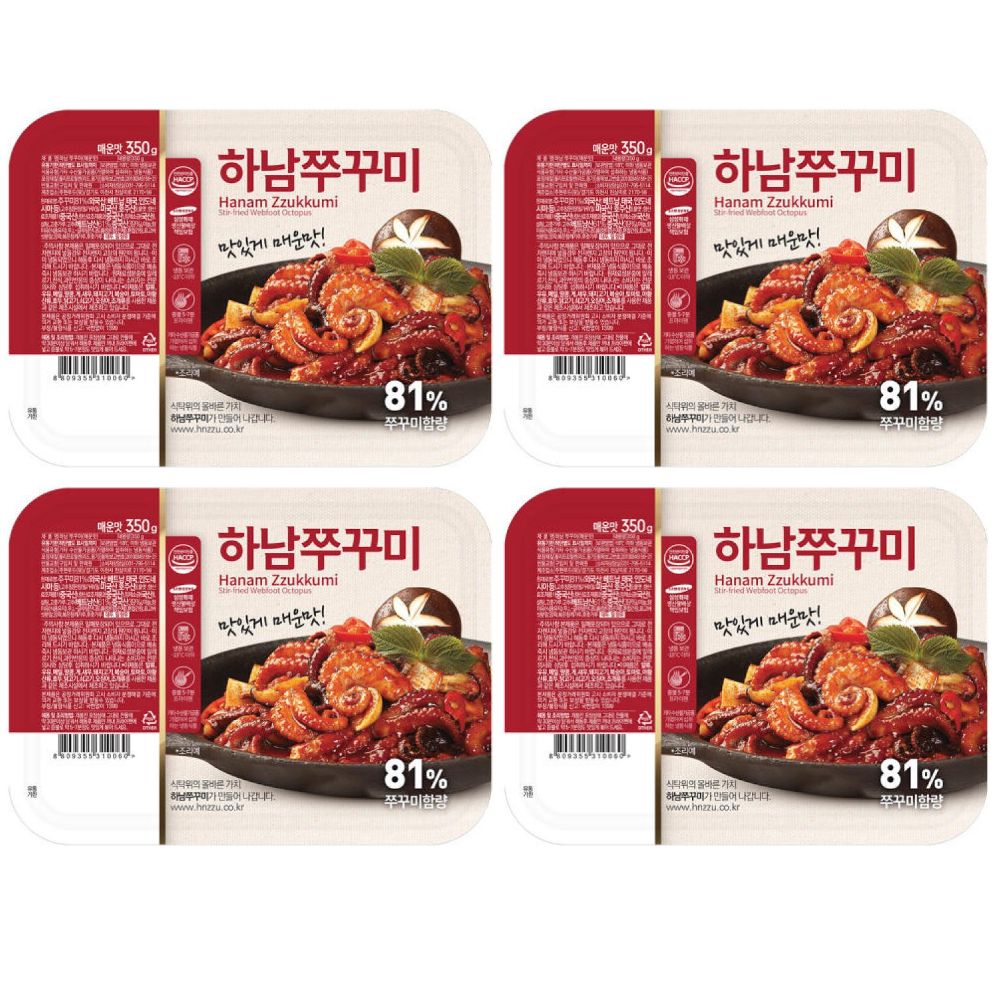 하남쭈꾸미 볶음 보통매운맛 500g x 3팩 3개