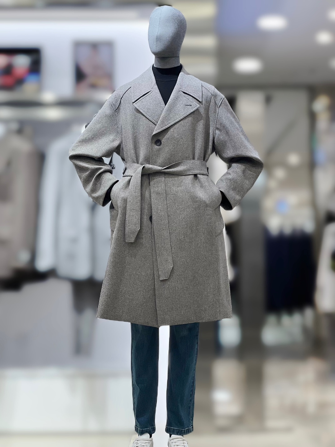 리버클래시 스웨이드 트렌치코트 LKF20402
