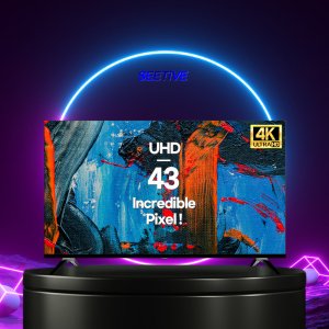 시티브 43인치 UHD 티비 에너지 1등급 VA패널 선명한 고화질 중소기업 TV CD430HUHD