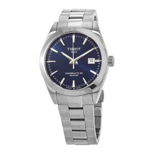 티쏘 젠틀맨 파워매틱 80 오토매틱 블루다이얼 청판 남성 시계 T127 407 11 041 00 555741