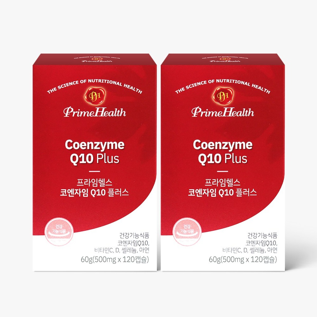 [<b>마더네스트</b>] 프라임헬스 코엔자임 Q10 플러스 120캡슐 2박스 (8개월분)  2개  120정