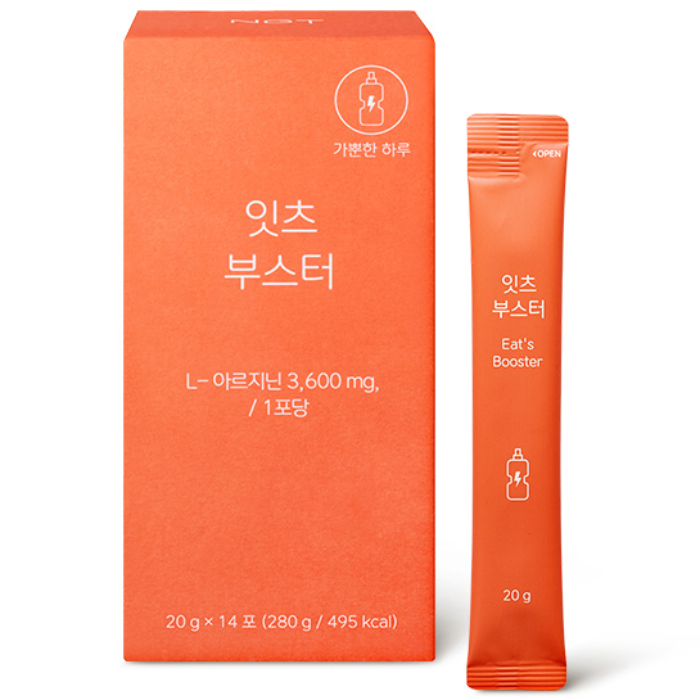 네츄럴굿띵스 NGT <b>잇츠 부스터</b> 아르기닌 에너지  1박스  280g